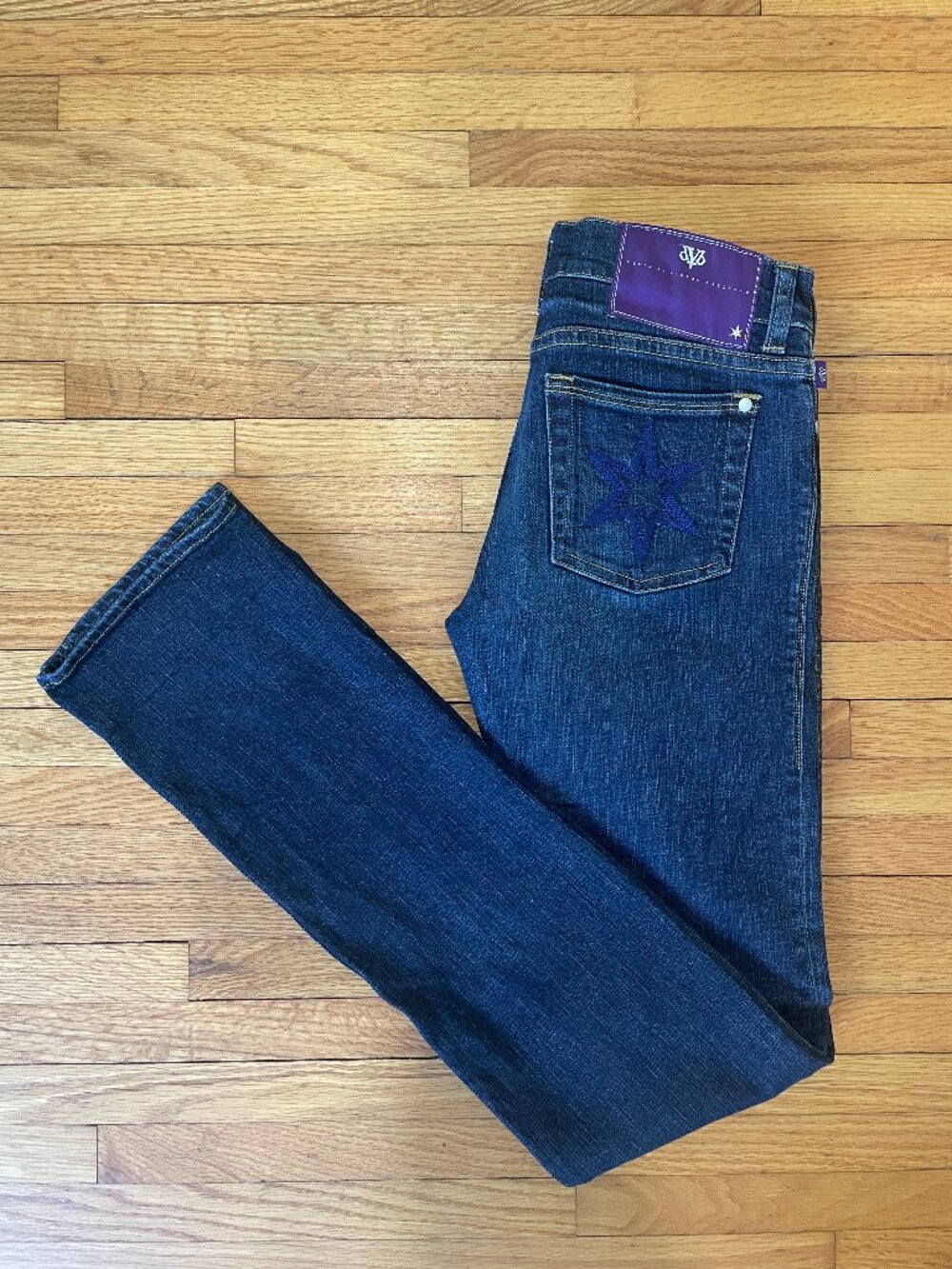 Denim by Victoria Beckham DVB Dark Wash Jeans Size 24 Star